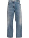 Prada Five-pocket Denim Jeans In Blue