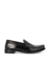 Prada Patent Leather Logo Loafers