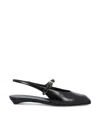 Prada Women's Calf Leather Mules In Black