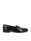 Prada Naplak Leather Loafers In Black