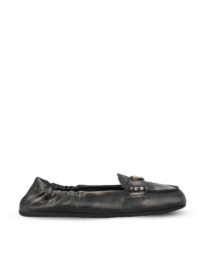 Prada Low Shoes In Black
