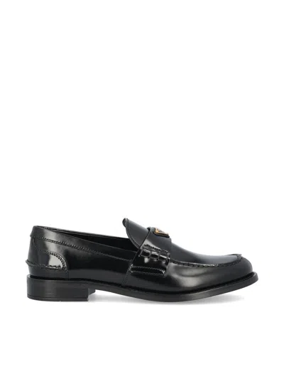 Prada Low Shoes In Black