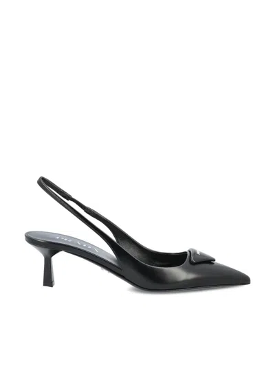 Prada Low Shoes In Black