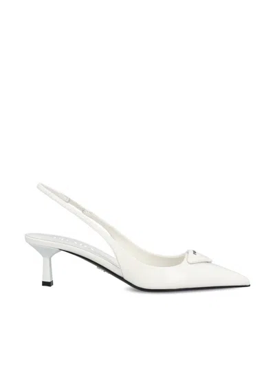 Prada Low Shoes In White