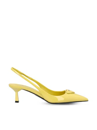 Prada Low Shoes In Yellow
