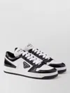 Prada Low Sneakers Round Toe Leather Upper In Multi
