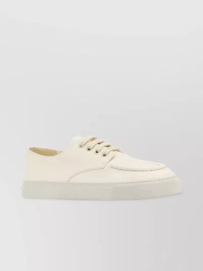 Prada Low-top Leather Sneakers Rubber Sole