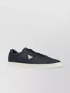 Prada Low-top Round Toe Rubber Sole Sneakers