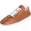 Prada Low Top Sneaker In Brown
