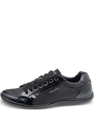 Pre-owned Prada Low-top Sneakers In Black