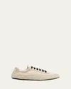 Prada Collapse Re-nylon Sneakers Aus Wildleder In Avorio