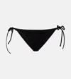 Prada Low-rise Bikini Bottoms In Black