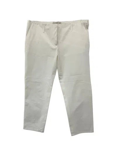 Pre-owned Prada Low-rise Cropped Trousers In Neutral
