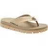 Prada Lug Sole Flip Flop In Brown