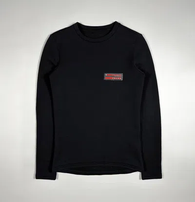 Pre-owned Prada Luna Rosa Long Sleeve Shirt 2013 In Black