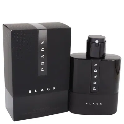 Prada Luna Rossa Black Eau De Parfum Spray For Men - 3.4 oz In White