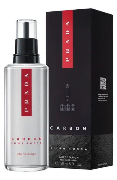 Prada Mens Luna Rossa Carbon Eau De Parfum Refill 150ml In White