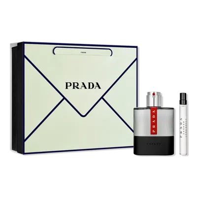 Prada Luna Rossa Carbon Eau De Toilette 2 Piece Gift Set