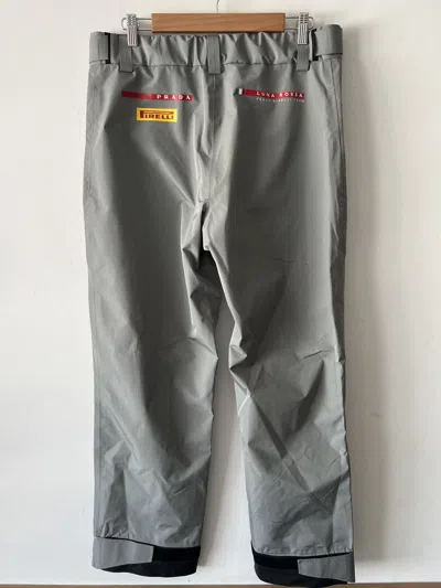 Pre-owned Prada Luna Rossa Extreme-tex Nylon Pants In Gray