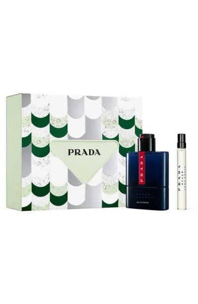 Prada Luna Rossa Ocean 2-piece Eau De Parfum Gift Set In Transparent