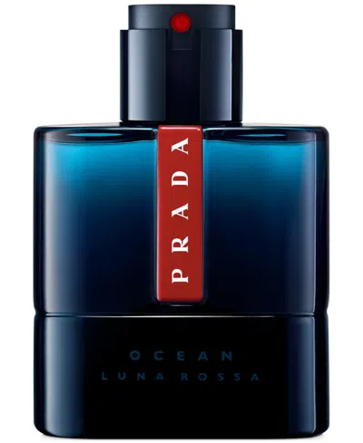 Prada Luna Rossa Ocean Eau De Toilette Spray, 5 Oz. In Transparent