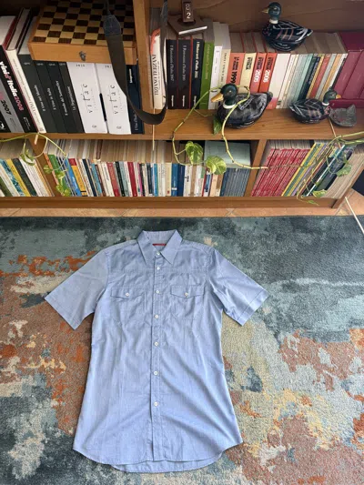 Pre-owned Prada Luna Rossa Vintage Shirt In Blue