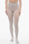 Prada Lurex Ribbed Tights