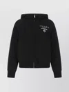 Prada Black Cashmere Blend Down Jacket