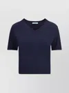 Prada Virgin Wool Sweater In Blue