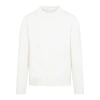 Prada Maglione In Lana Avorio  Uomo In White