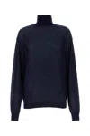 Prada Navy Blue High Neck Sweater