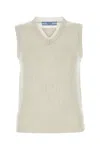 Prada Cashmere Knit Vest V Neck