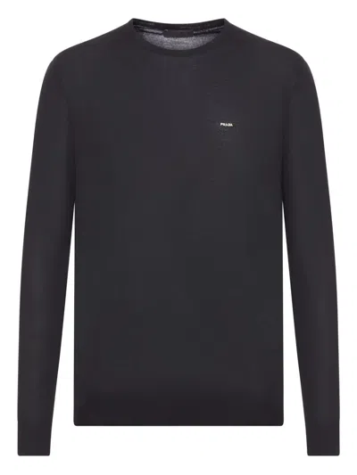 PRADA WOOL CREW-NECK JUMPER