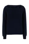 Prada Maglione In Cotone Blu Navy  Donna
