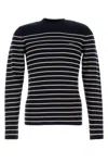 Prada Maglione In Lana Ricamata Uomo In Black