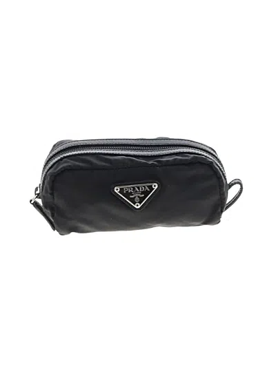 Pre-owned Prada Makeup Bag In Black