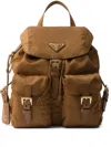 Prada Mall Re-edition 1978 Backpack In Brown