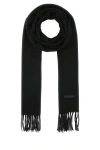 PRADA PRADA MAN BLACK CASHMERE SCARF