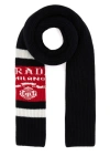 Prada Man Black Cashmere Scarf In Black
