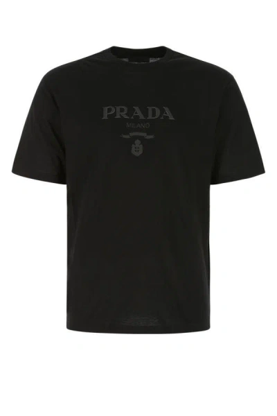 Prada Man Black Cotton T-shirt