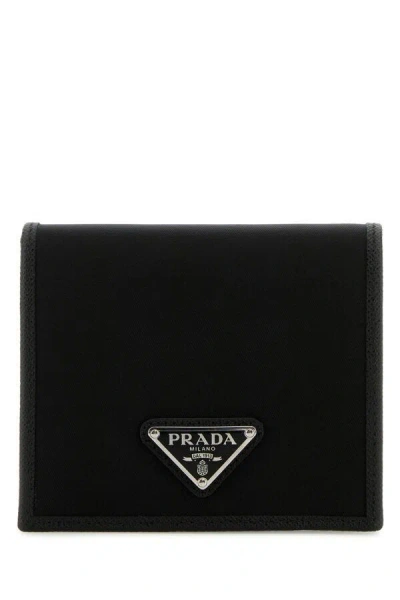 Prada Man Black Nylon Wallet