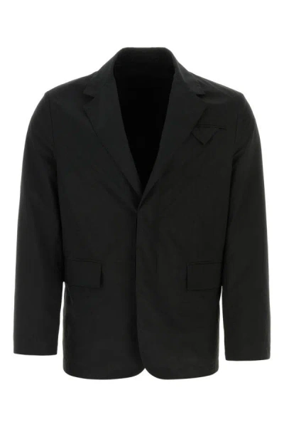 Prada Black Polyester And Nylon Blazer