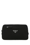 Prada Rectangular Re-nylon Belt Bag In Black