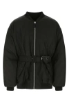 Prada Giubbino Imbottito In Re-nylon Nero Uomo In Black