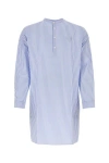 Prada Man Embroidered Poplin Shirt In Multicolor