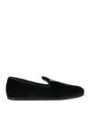 PRADA PRADA MAN LOAFERS BLACK SIZE 9 TEXTILE FIBERS