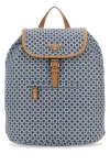 Prada Man Printed Re-nylon Backpack In Multicolor