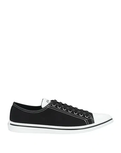 Prada Man Sneakers Black Size 7.5 Textile Fibers