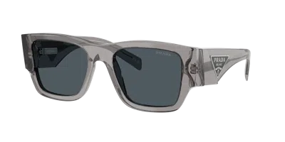 Prada Man Sunglasses Pr 10zs In Dark Grey