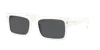 Prada Eyewear Rectangle Frame Sunglasses In White